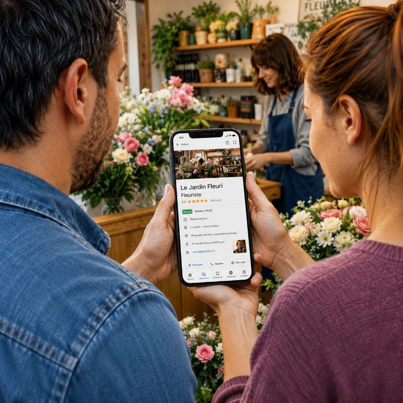 Une entreprise visible et trouvée en ligne sur son site, les réseaux sociaux et Google